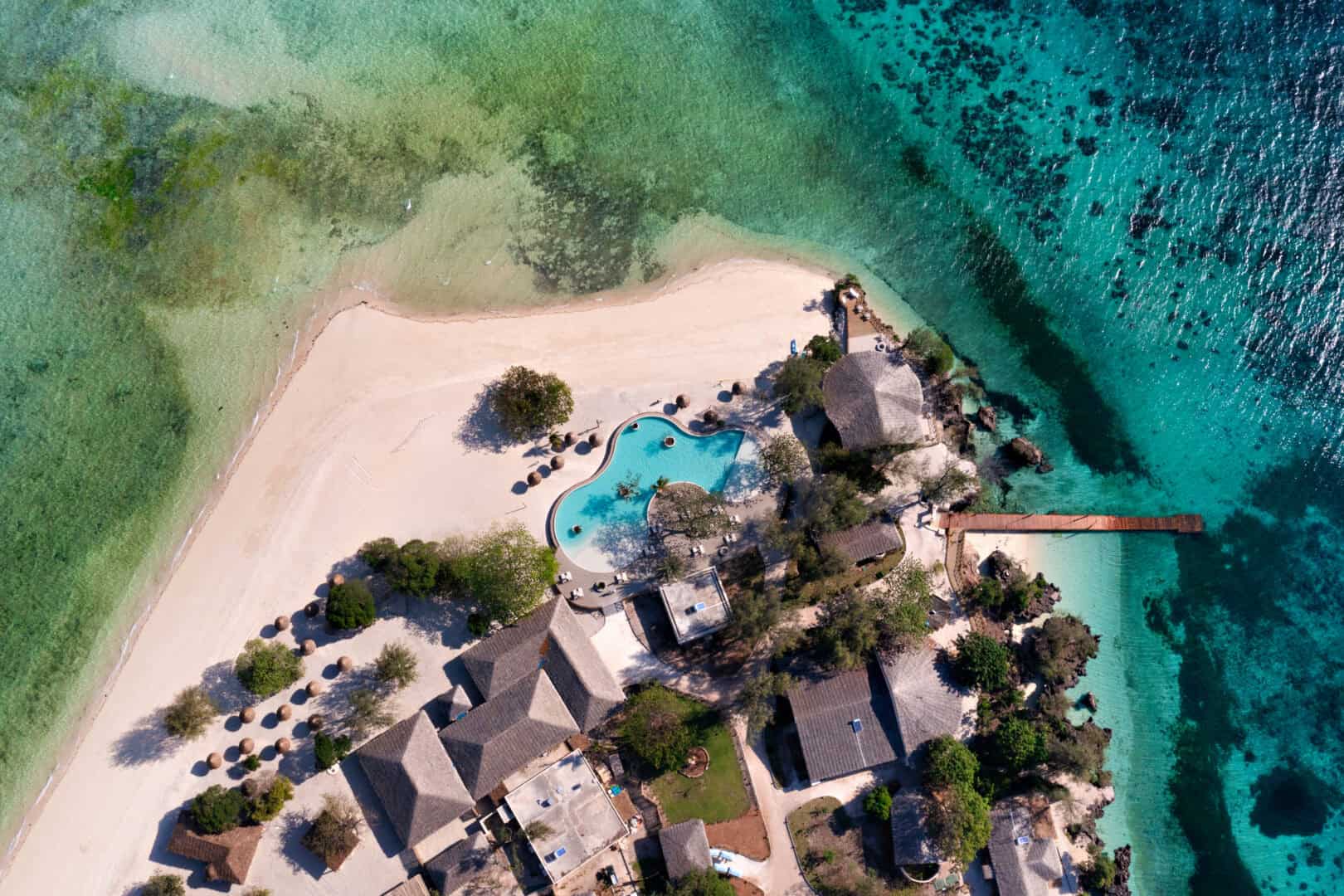 Aerial Pool View
